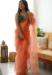 Picture of Enticing Organza Light Salmon Saree