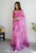 Picture of Beautiful Organza Thistle Saree