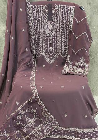 Picture of Lovely Cotton Grey Straight Cut Salwar Kameez