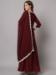 Picture of Shapely Rayon Saddle Brown Readymade Salwar Kameez