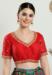 Picture of Admirable Net & Silk Crimson Designer Blouse