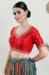 Picture of Admirable Net & Silk Crimson Designer Blouse