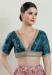 Picture of Radiant Net & Silk Midnight Blue Designer Blouse