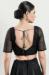 Picture of Marvelous Net & Silk Black Designer Blouse