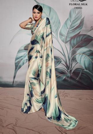 Picture of Marvelous Crepe & Satin Grey Saree