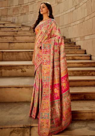 Picture of Fascinating Silk Light Coral Saree