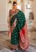 Picture of Magnificent Silk Dark Green Saree