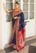 Picture of Excellent Silk Navy Blue Saree