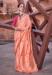 Picture of Well Formed Satin & Silk Light Salmon Saree