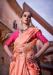 Picture of Well Formed Satin & Silk Light Salmon Saree