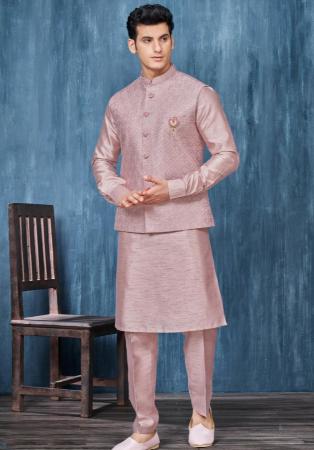 Picture of Marvelous Silk Rosy Brown Kurtas