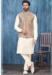 Picture of Well Formed Silk Beige Kurtas