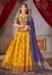 Picture of Enticing Silk Yellow Lehenga Choli