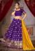 Picture of Shapely Silk Purple Lehenga Choli