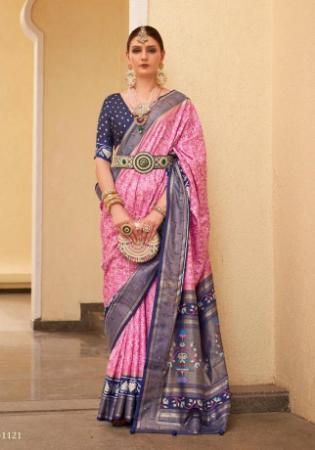 Picture of Charming Silk Pale Violet Red Saree