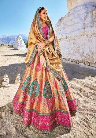 Picture of Resplendent Silk Bisque Lehenga Choli