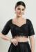 Picture of Amazing Net & Silk Black Designer Blouse