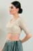 Picture of Splendid Net & Silk Off White Designer Blouse