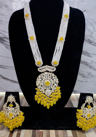 Picture of Splendid Dark Golden Rod Necklace Set