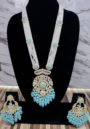 Picture of Gorgeous Sky Blue Necklace Set