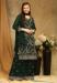Picture of Alluring Georgette Green Straight Cut Salwar Kameez