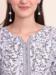 Picture of Sightly Cotton White Smoke Kurtis & Tunic