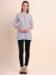 Picture of Sightly Cotton White Smoke Kurtis & Tunic