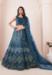 Picture of Shapely Net Navy Blue Lehenga Choli