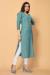 Picture of Beautiful Cotton Cadet Blue Kurtis & Tunic