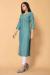 Picture of Beautiful Cotton Cadet Blue Kurtis & Tunic