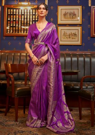 Picture of Stunning Silk Brown Saree