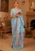 Picture of Gorgeous Silk Light Slate Grey Saree