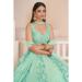 Picture of Superb Georgette Dark Sea Green Lehenga Choli