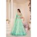 Picture of Superb Georgette Dark Sea Green Lehenga Choli