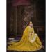 Picture of Georgette Dark Golden Rod Straight Cut Salwar Kameez