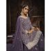 Picture of Georgette Dim Gray Straight Cut Salwar Kameez