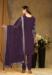 Picture of Georgette Dim Gray Straight Cut Salwar Kameez