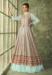 Picture of Grand Georgette Rosy Brown Anarkali Salwar Kameez