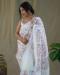 Picture of Stunning Organza White Saree