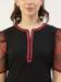 Picture of Shapely Cotton Black Readymade Salwar Kameez