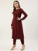 Picture of Ravishing Cotton Maroon Readymade Salwar Kameez