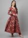 Picture of Superb Cotton Maroon Readymade Salwar Kameez