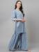 Picture of Cotton Dark Slate Blue Readymade Salwar Kameez