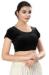 Picture of Elegant Linen Black Designer Blouse