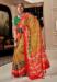 Picture of Marvelous Chiffon & Cotton Crimson Saree