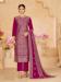 Picture of Exquisite Rayon Deep Pink Straight Cut Salwar Kameez
