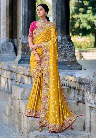 Picture of Pleasing Silk Peru Saree