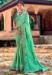 Picture of Pretty Silk Medium Aqua Marine Saree