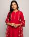 Picture of Sublime Crepe Red Readymade Salwar Kameez