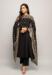 Picture of Comely Crepe Black Readymade Salwar Kameez